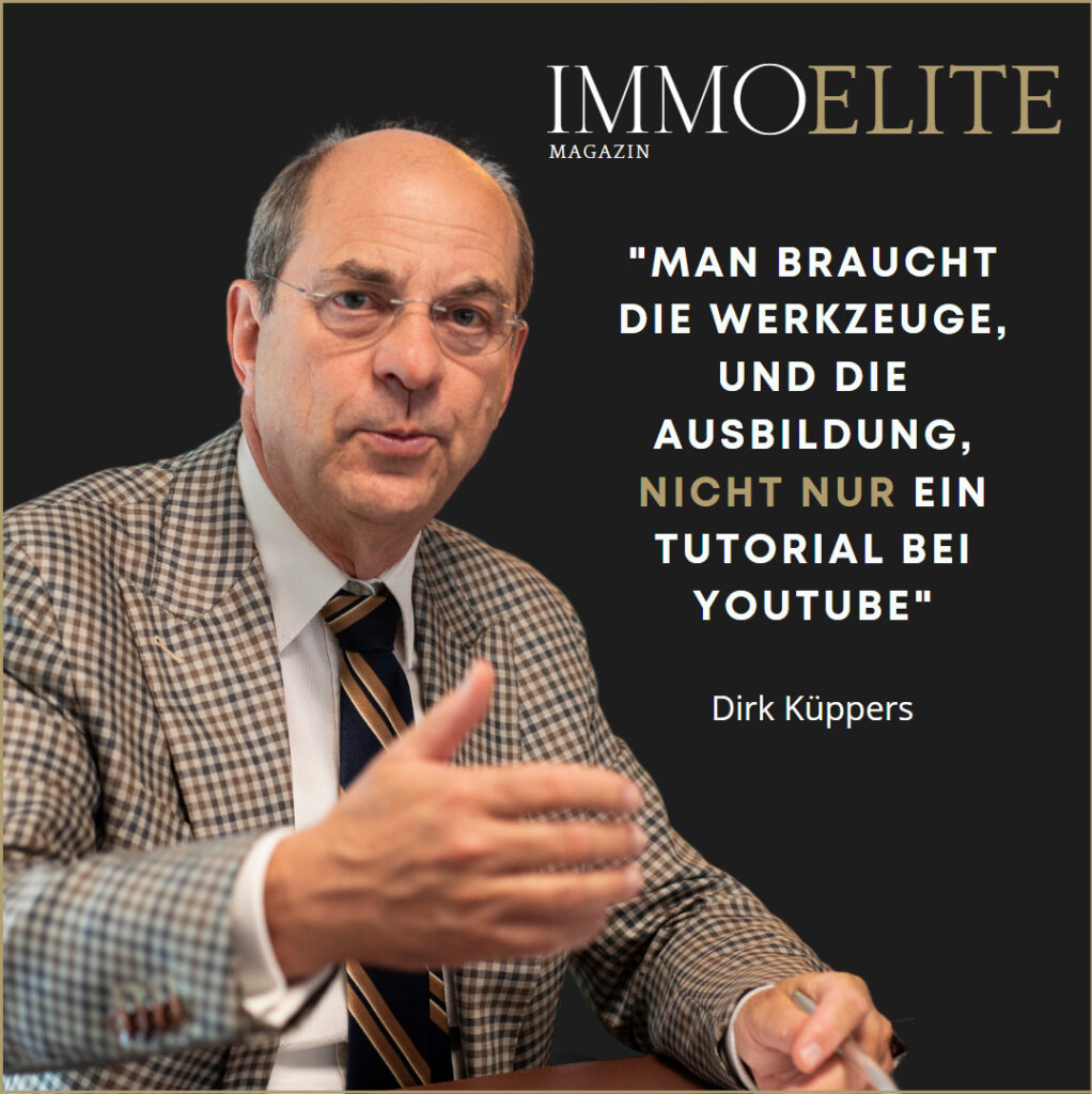 Dirk Küppers Immobilienmakler über Verkauf