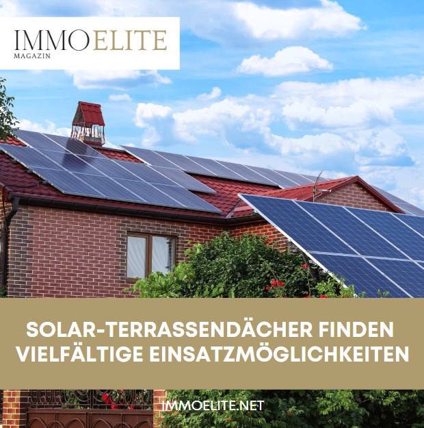 Solar-Terrassendächer finden vielfältige Einsatzmöglichkeiten
