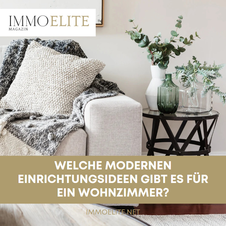 Welche modernen Einrichtungsideen gibt es für ein Wohnzimmer?