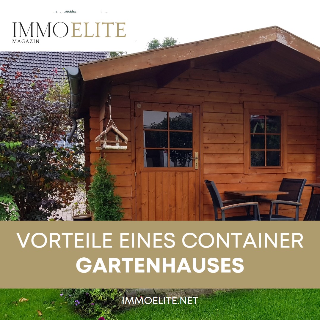 container gartenhaus vorteile