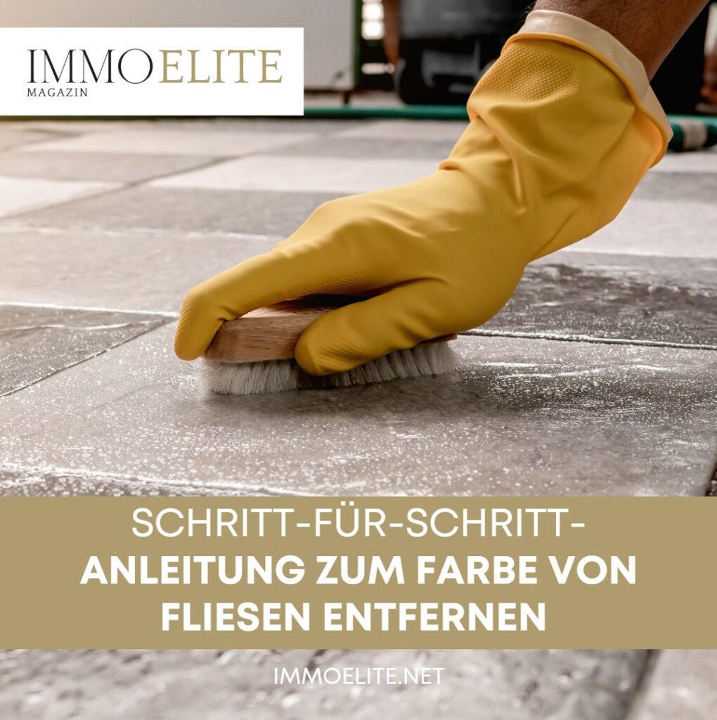 Farbe von Fliesen entfernen | Schritt-für-Schritt Anleitung