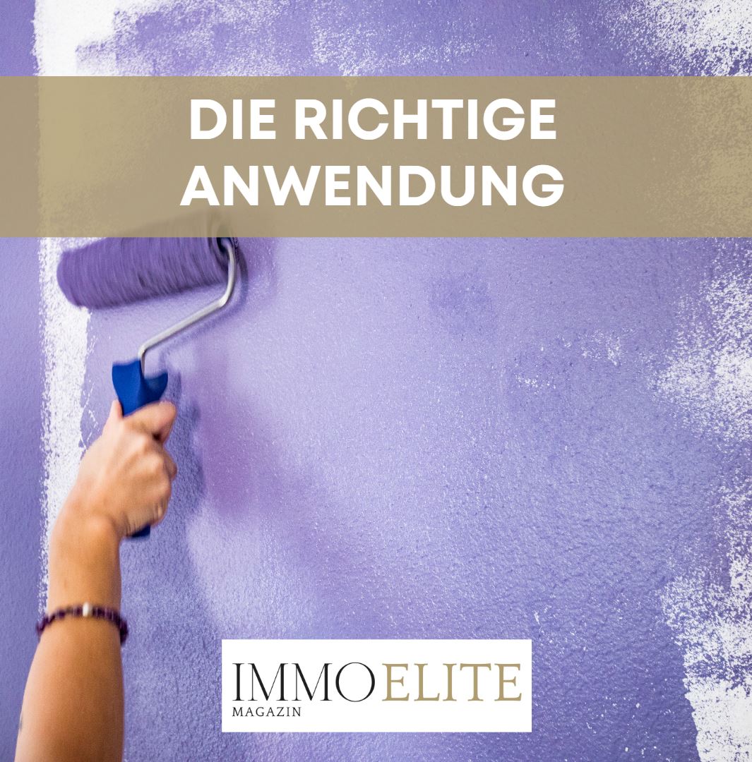 Die richtige Anwendung