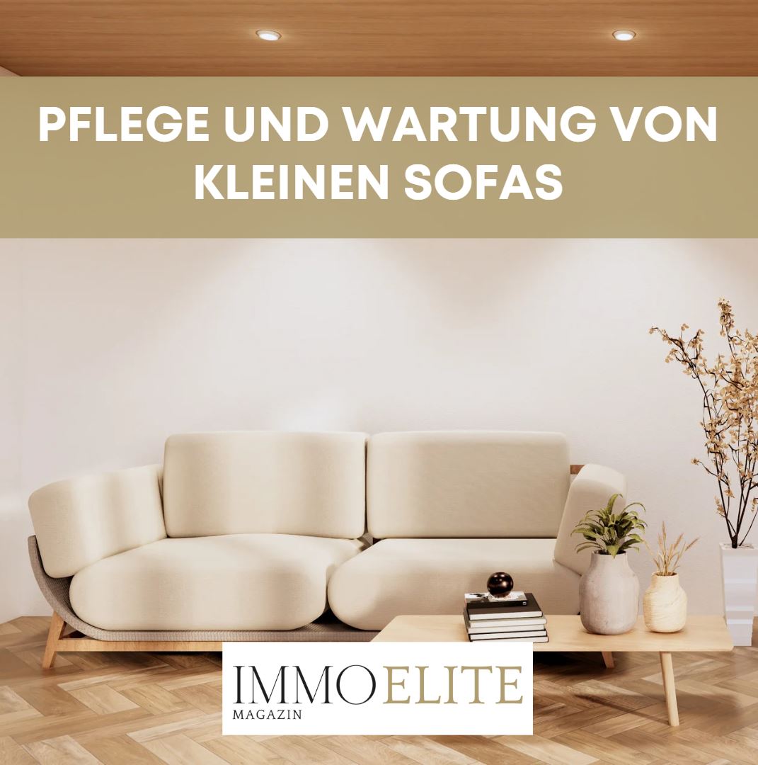 Pflege und Wartung von kleinen Sofas