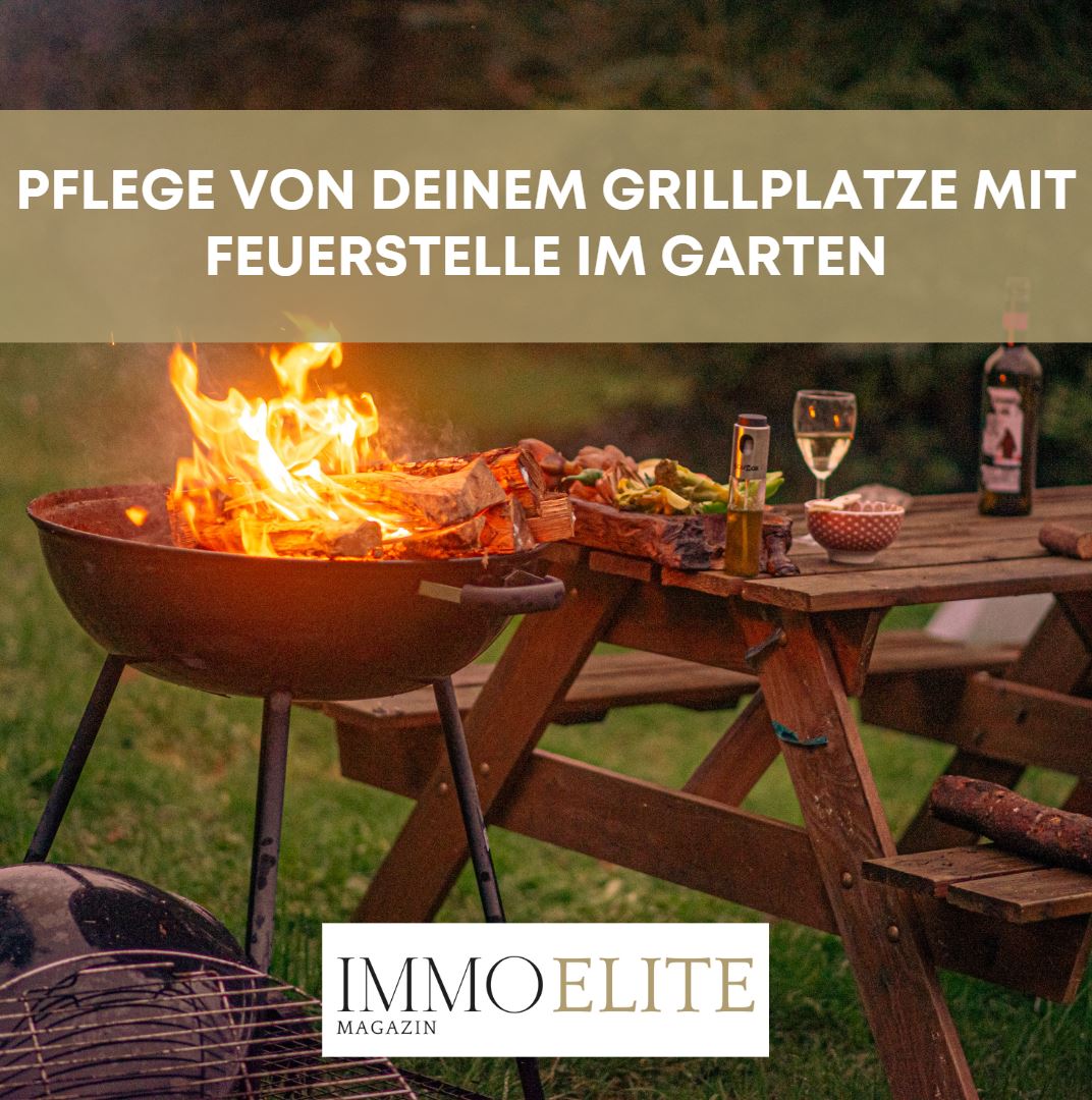 Pflege von deinem Grillplatze mit Feuerstelle im Garten