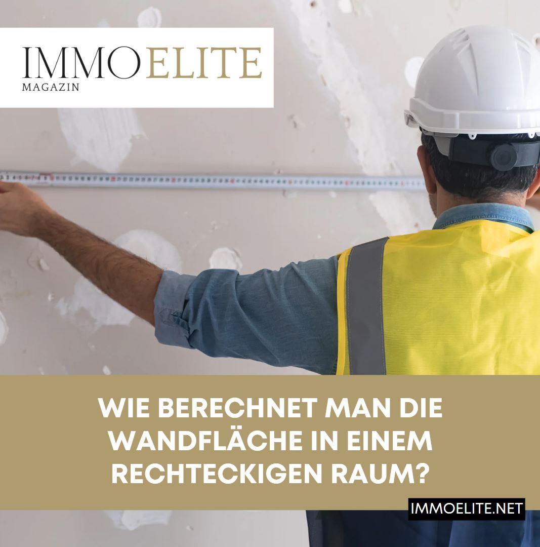 Wie berechnet man die Wandfläche in einem rechteckigen Raum