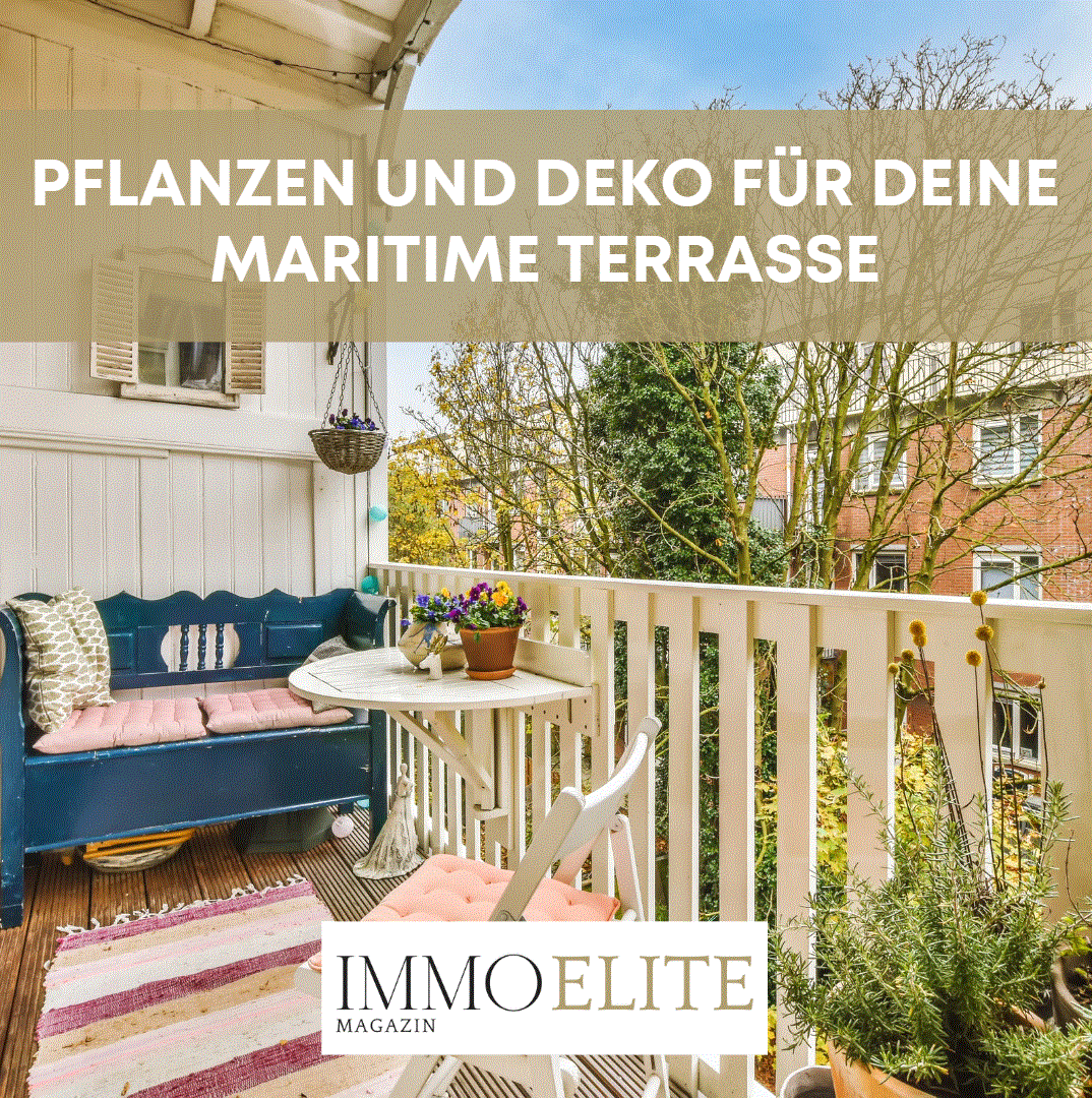Pflanzen und Deko für deine maritime Terrasse