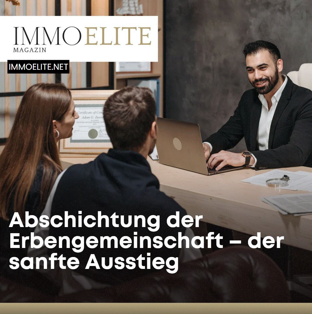 Abschichtung der Erbengemeinschaft – der sanfte Ausstieg