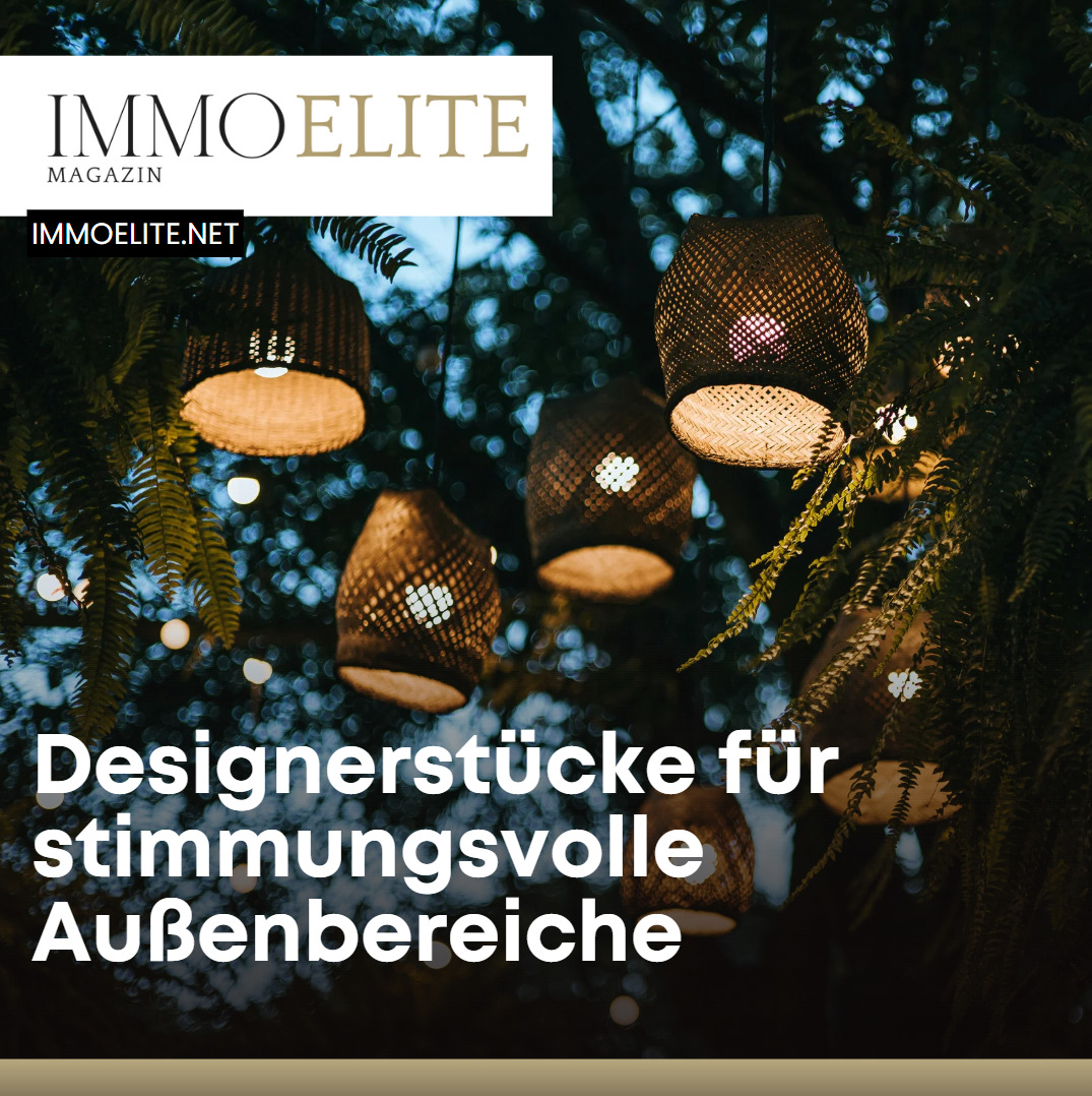 designerstücke außenbereich licht garten