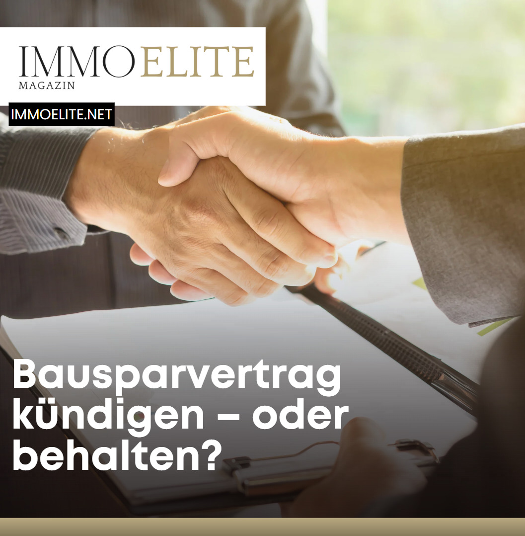 Bausparvertrag kündigen – oder behalten