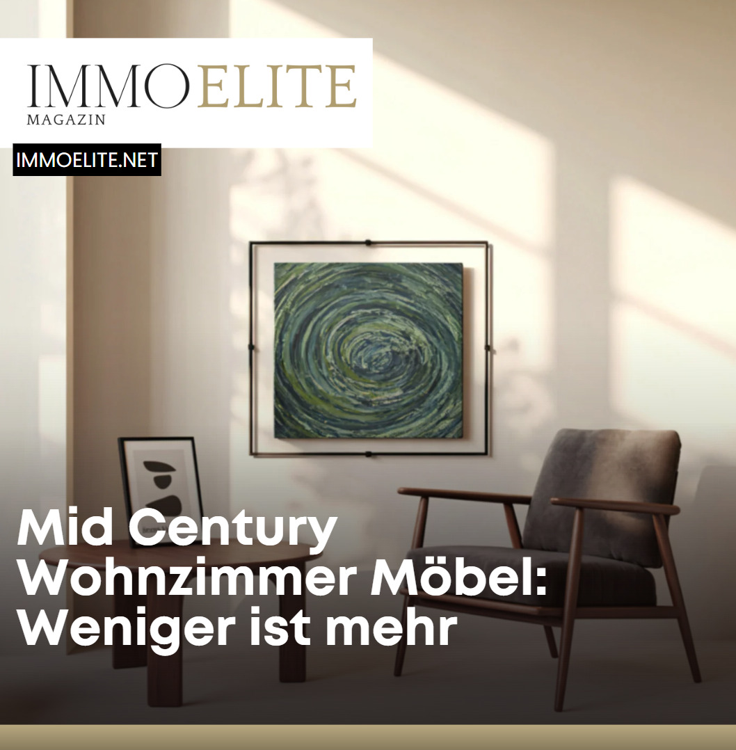 Mid Century Wohnzimmer Möbel Weniger ist mehr