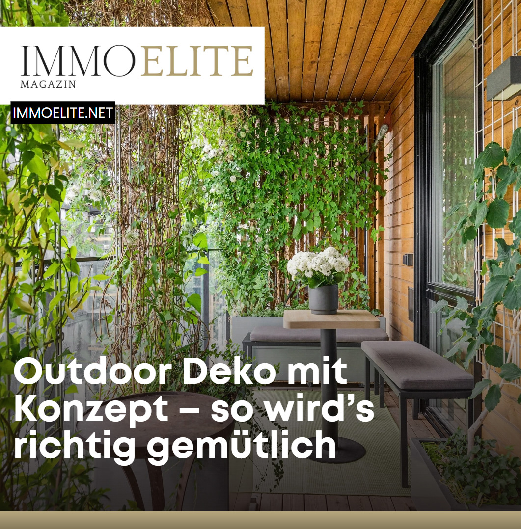 Outdoor Deko mit Konzept – so wird’s richtig gemütlich