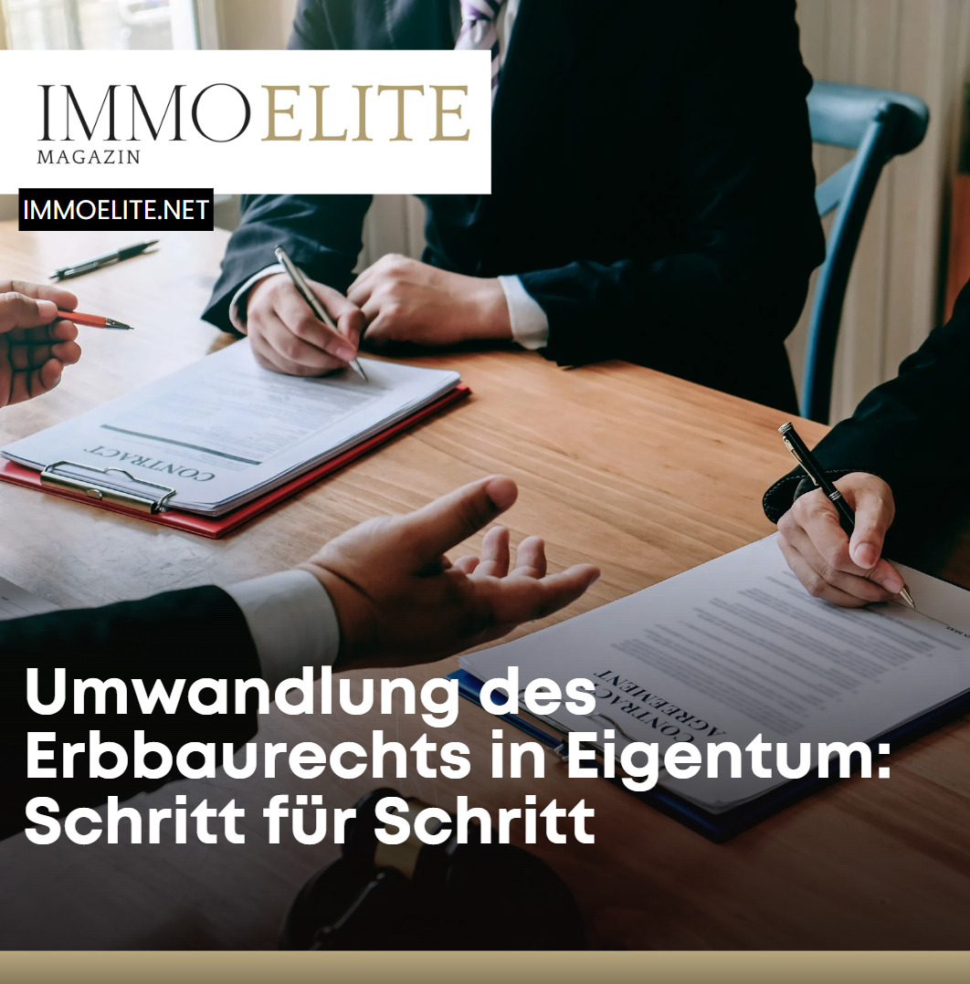 Umwandlung des Erbbaurechts in Eigentum Schritt für Schritt
