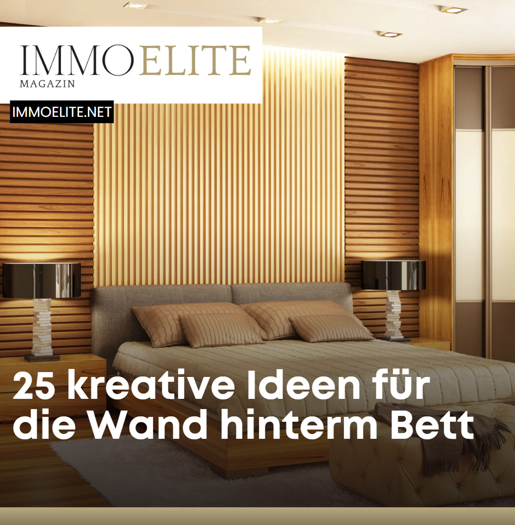 25 kreative Ideen für die Wand hinterm Bett