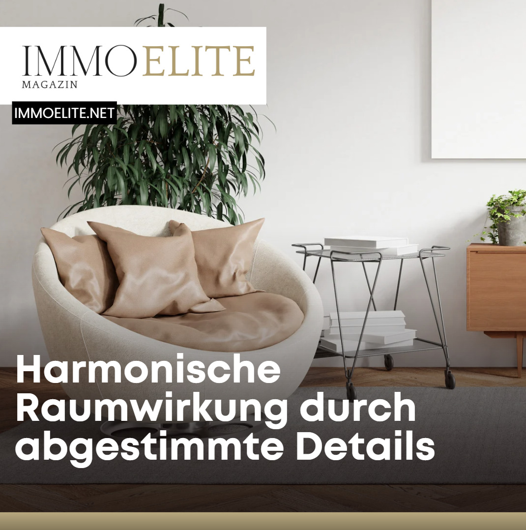 raumgestaltung durch abgestimmte Details