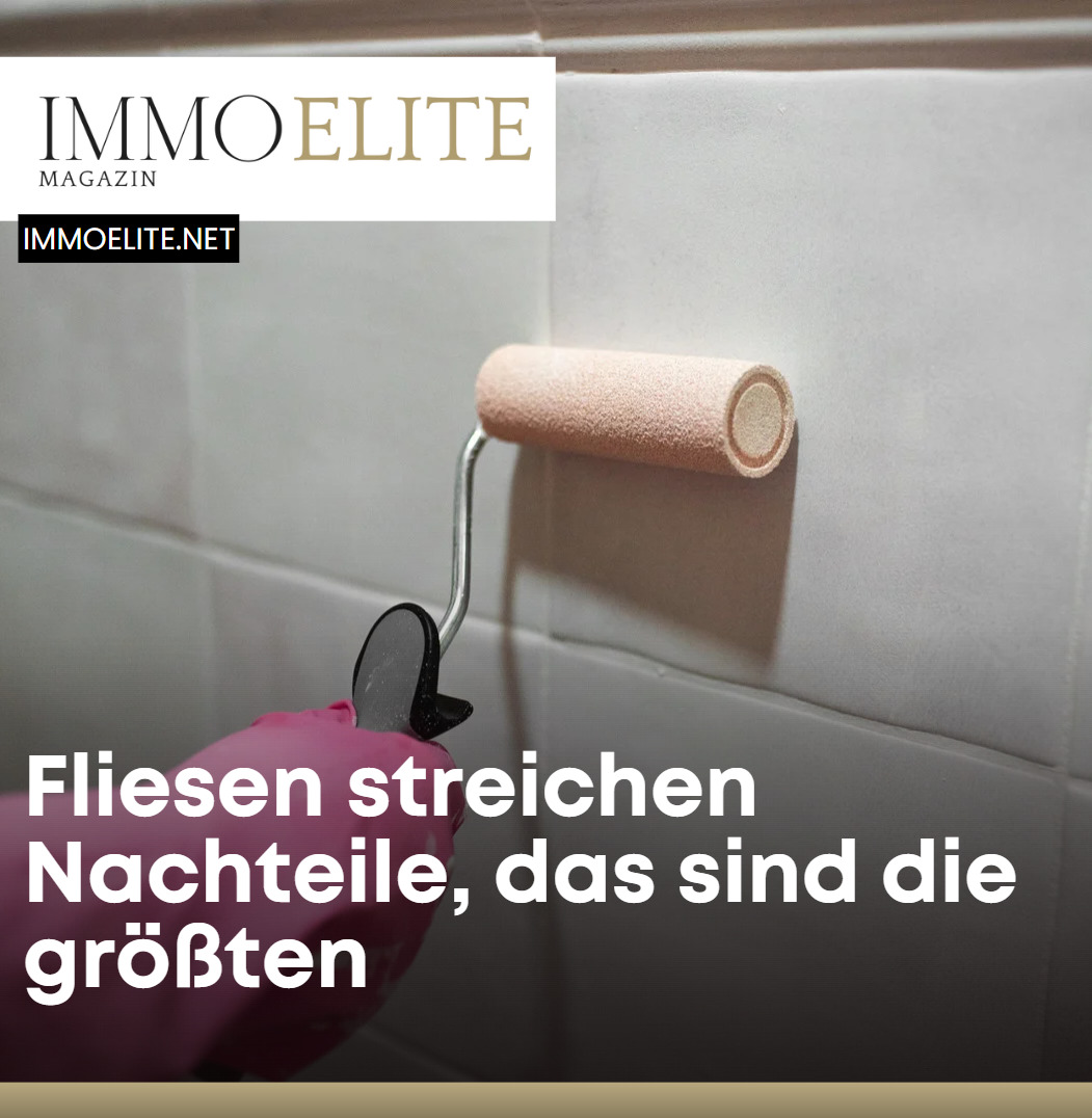 Fliesen streichen Nachteile, das sind die größten