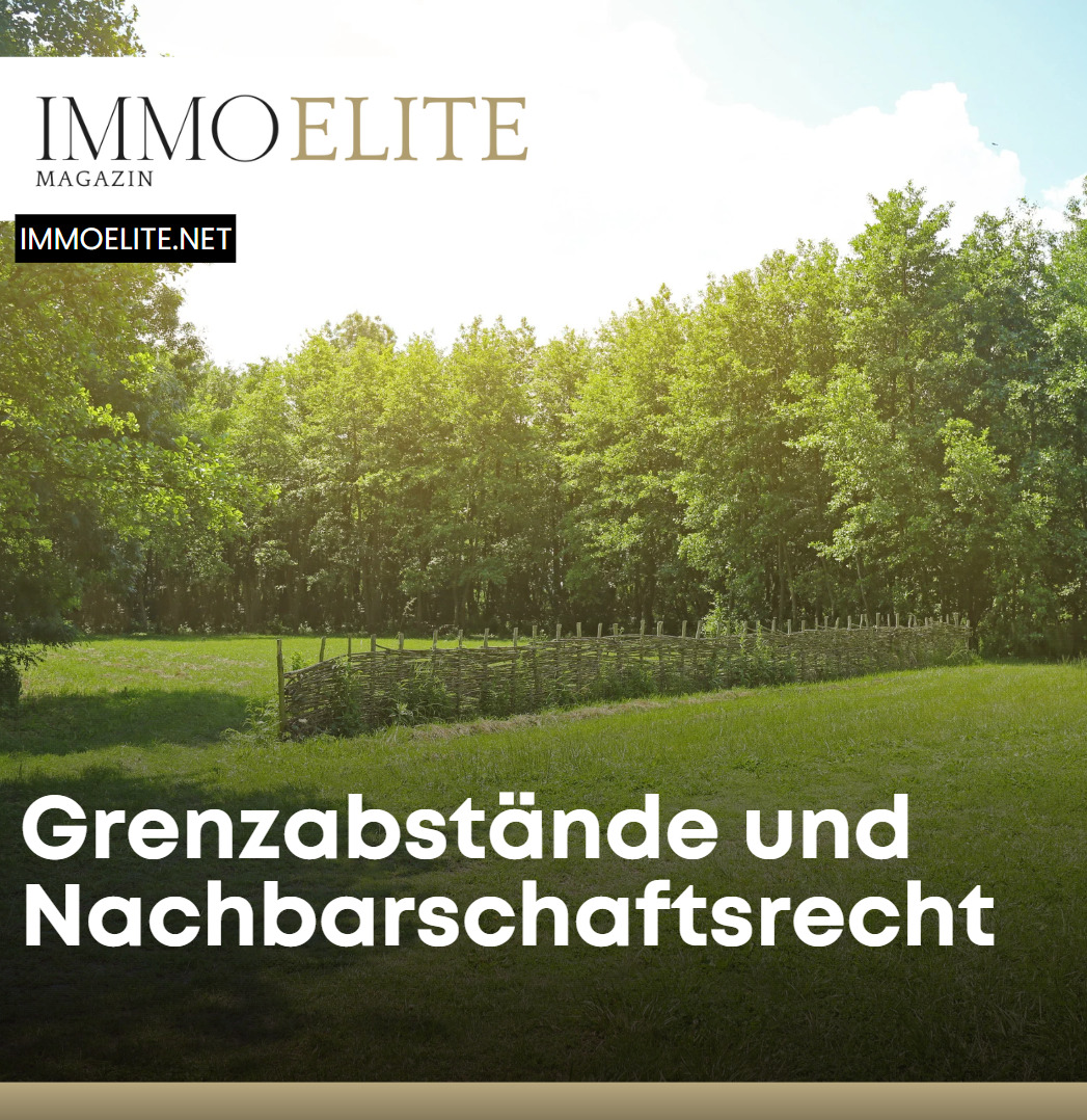 Grenzabstände und Nachbarschaftsrecht