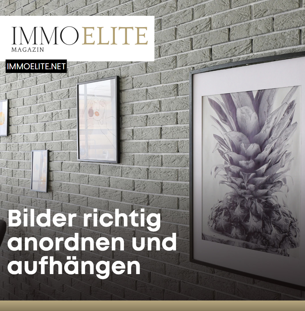 Grundlagen Bilder richtig anordnen und aufhängen