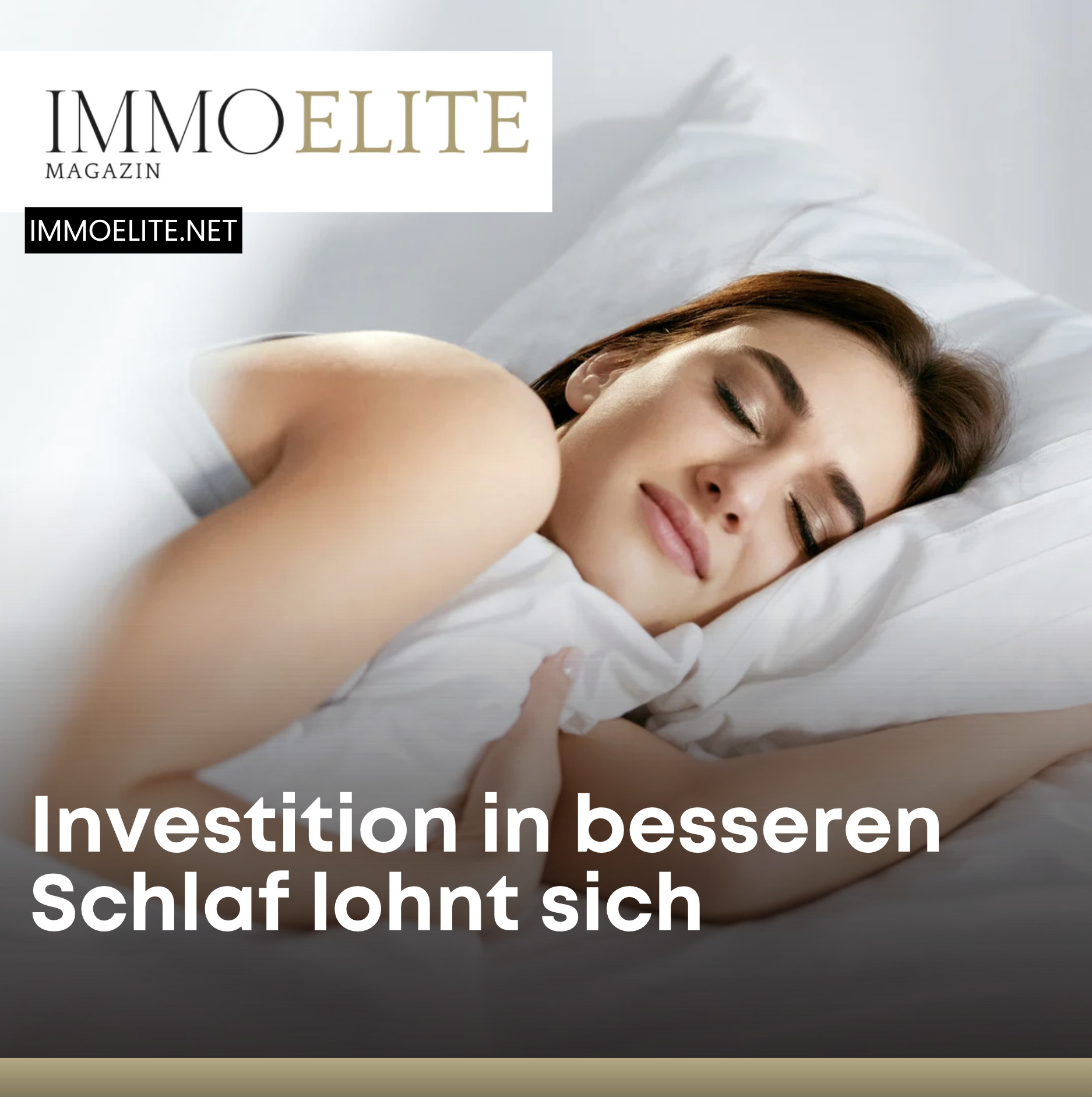 Investition in besseren Schlaf lohnt sich