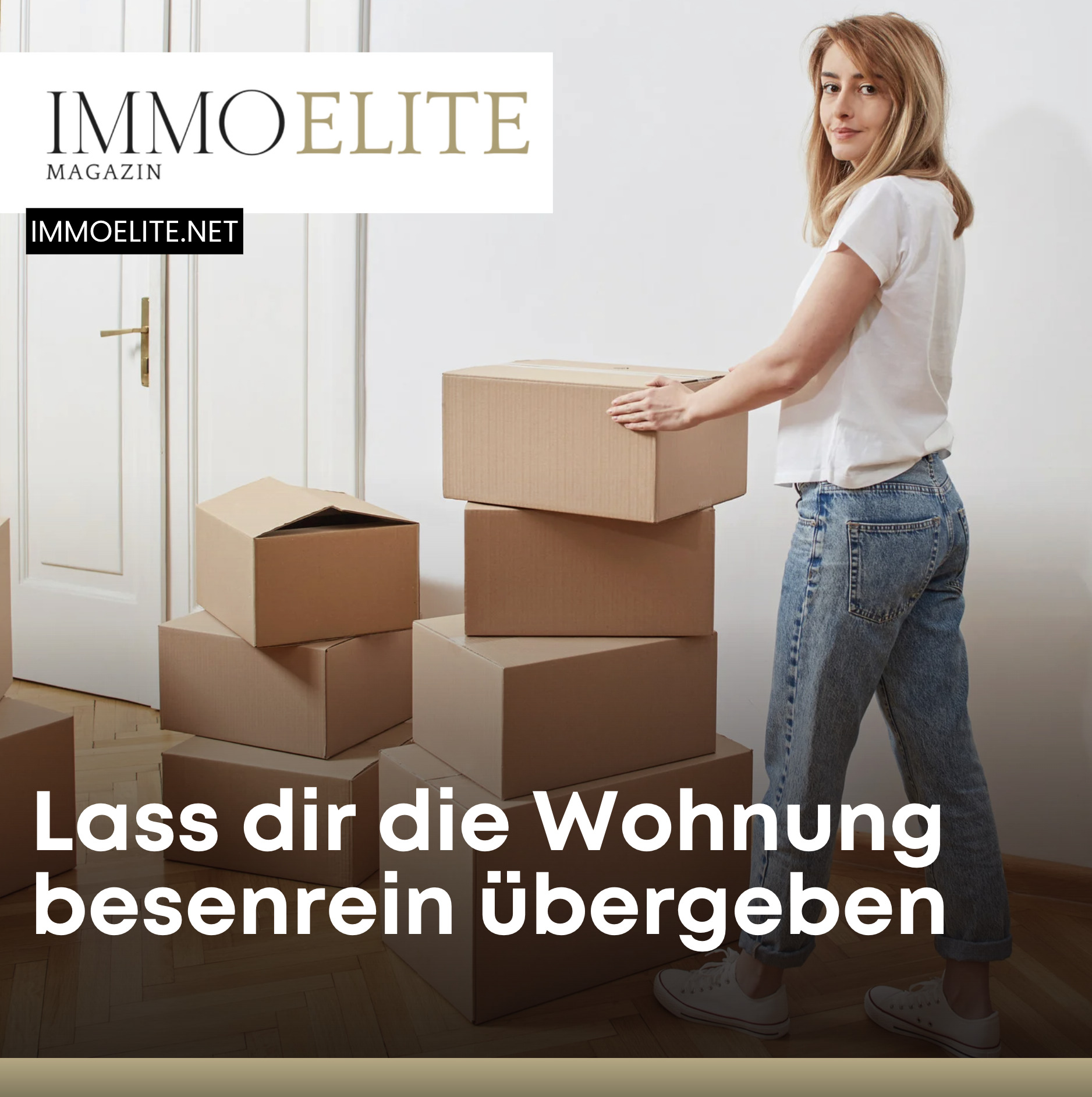 Lass dir die Wohnung besenrein übergeben