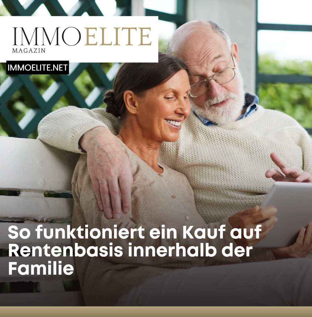 So funktioniert ein Kauf auf Rentenbasis innerhalb der Familie