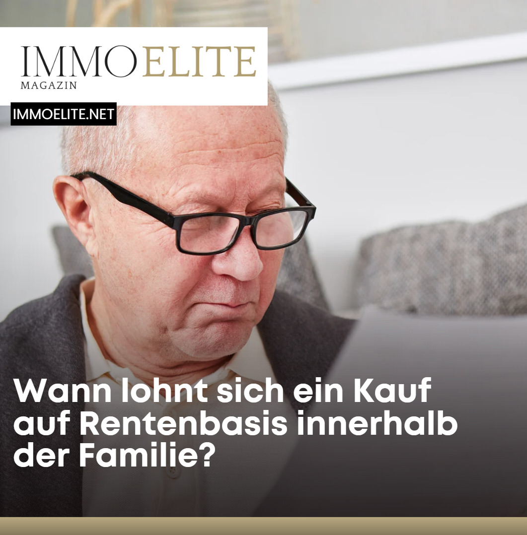 Wann lohnt sich ein Kauf auf Rentenbasis innerhalb der Familie