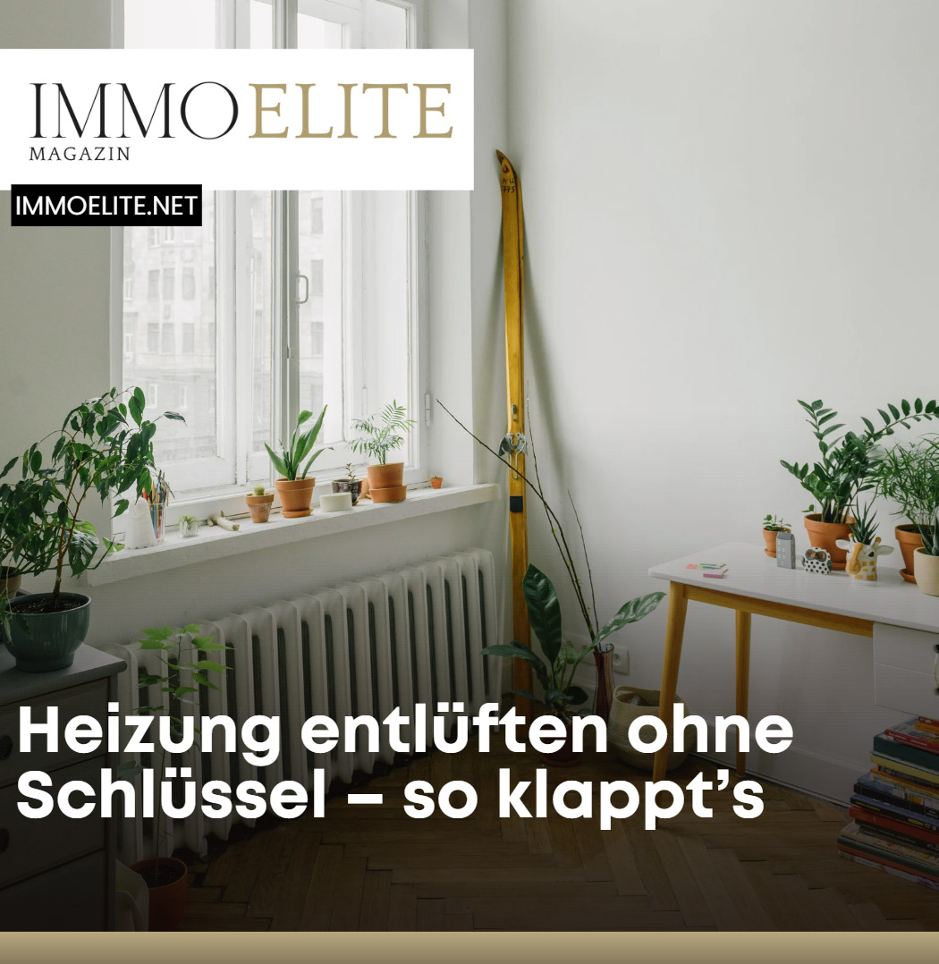 Heizung entlüften ohne Schlüssel – so klappt’s